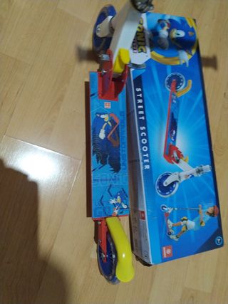 Patinete sonic niño