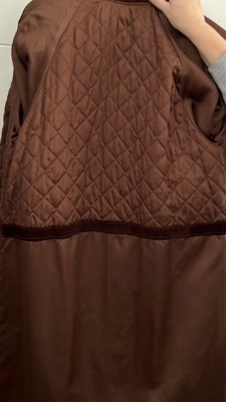 Abrigo de mujer de piel vuelta