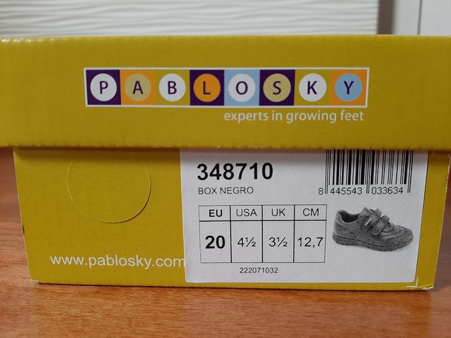 Zapatos Pablosky talla 20 como nuevos