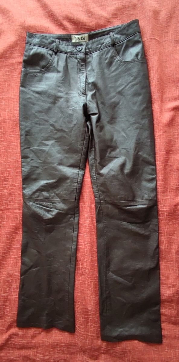 Pantalón piel mujer talla 40