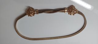 Cinto em metal dourado Zara