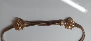 Cinto em metal dourado Zara