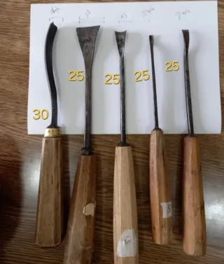 Gubias especiales Goivas Gouges  Sgorbie Gubies