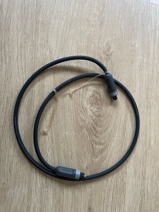 cable audio fibra optica