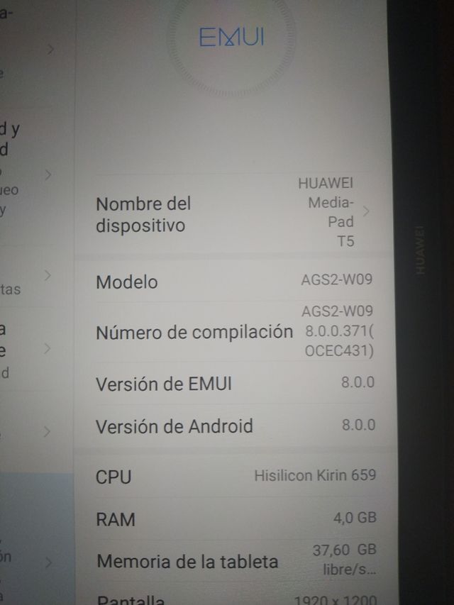 Tablet Huawei mediapat t5 (negociable)