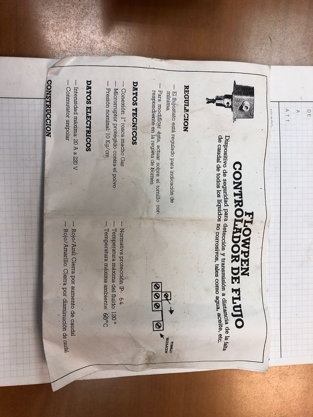 controlador de flujo genebre