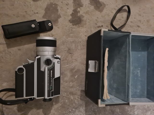 Sankyo super cme 88 .fotocamera vintage.Microfono