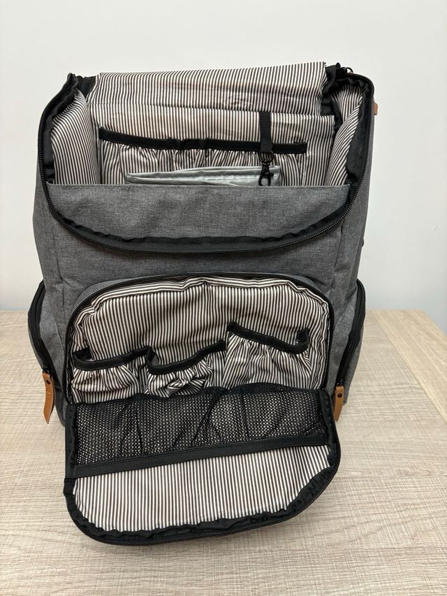 Mochila multifunción para pañales y biberones