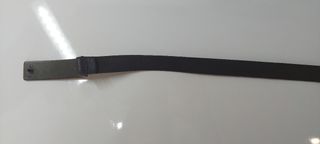 Cinto em pele castanho Mango