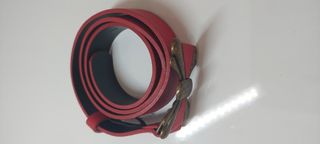 Cinto vermelho em pele Lanidor 85