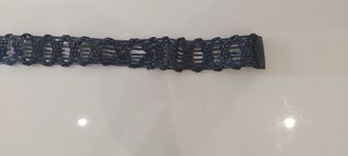 Cinto Roberto Verino azul marinho