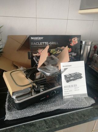 Plancha y Raclette-Grill. Silver Crest