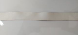 Cinto branco em pele 85 cm