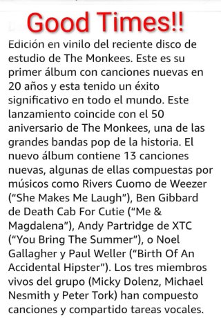 4x3 SI ENVÍO The Monkees
