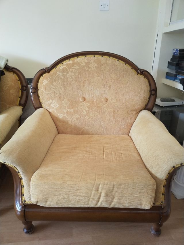 Sillón estilo barroco