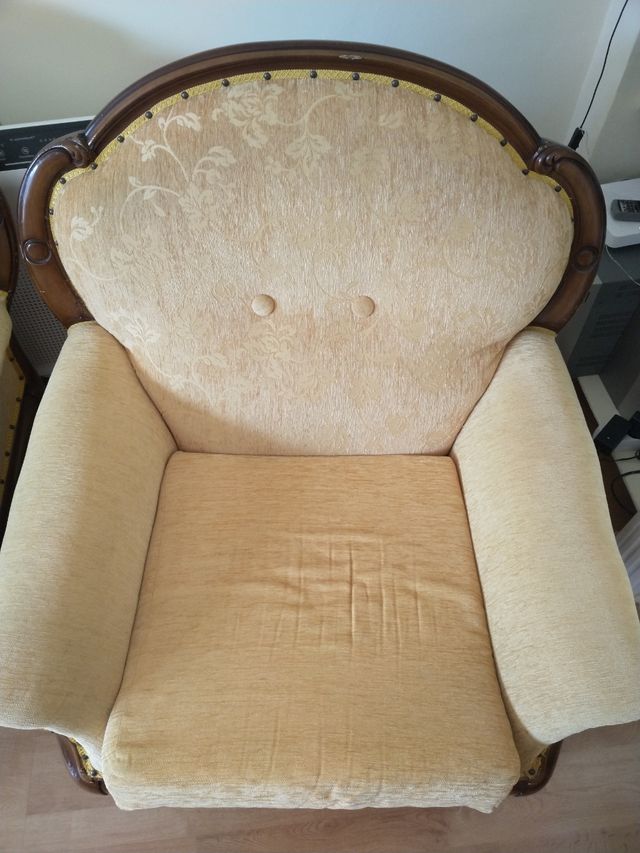 Sillón estilo barroco