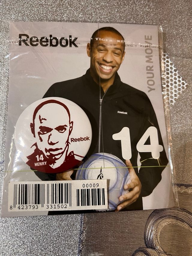 Chapa Reebook Henry y Casillas