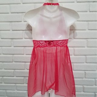 Picardias babydoll rojo de Victoria’s Secret