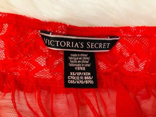 Picardias babydoll rojo de Victoria’s Secret