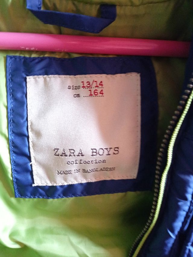 Chaleco de niño de Zara