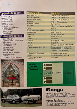 Remolque tienda (Sango Caribe Palace)