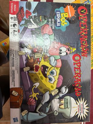 Juego operacion bob esponja