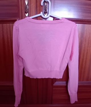 Chaqueta bolero talla XL rosa