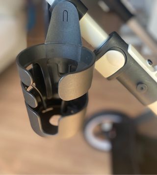 Bugaboo Fox azul acero y múltiples accesorios