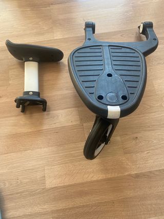 Bugaboo Fox azul acero y múltiples accesorios