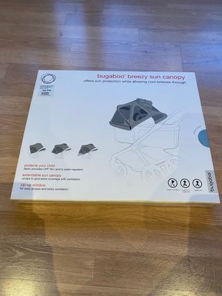 Bugaboo Fox azul acero y múltiples accesorios