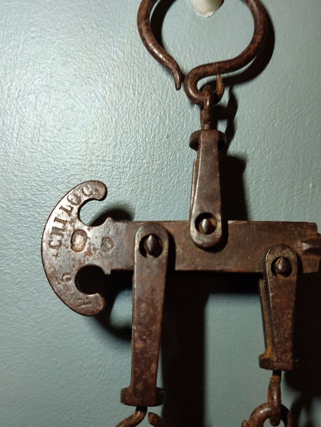 Bilancia stadera 3 kg fine 800 in ferro forgiato