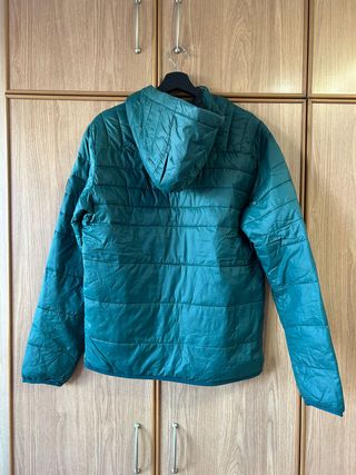Chaqueta de plumón verde