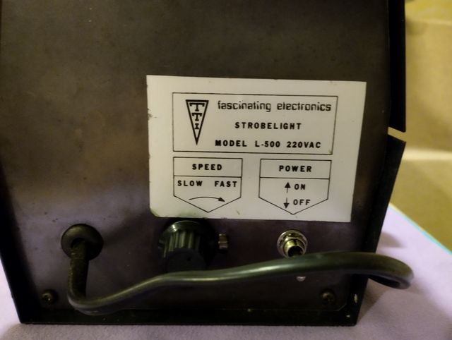 Faro stroboscopico anni 70