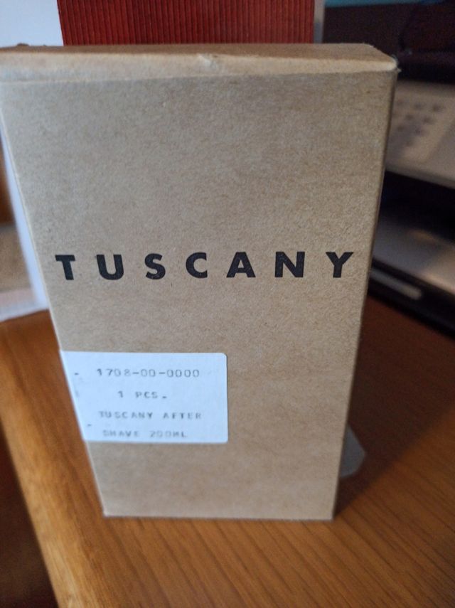 Tuscany after shave vintage