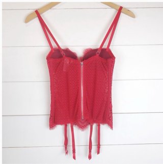 Bustier- Body rojo de Victoria’s Secret