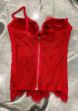 Bustier- Body rojo de Victoria’s Secret