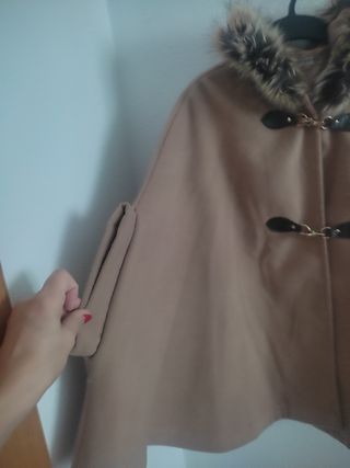 Capa abrigo camel