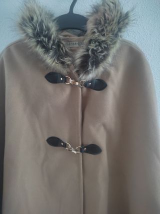 Capa abrigo camel