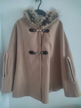 Capa abrigo camel