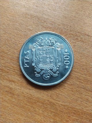 Moneda 100 pesetas España 1975