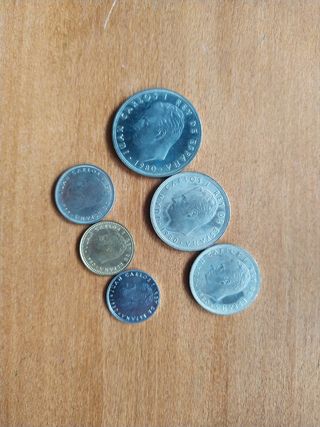 Lote monedas España 1980