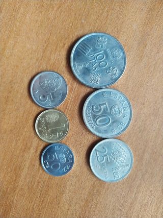 Lote monedas España 1980