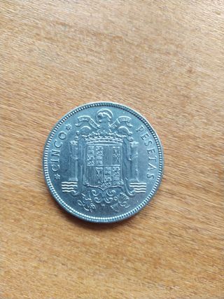 Moneda 5 pesetas España 1949