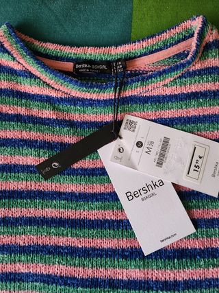 Jersey manga corta de Bershka talla M