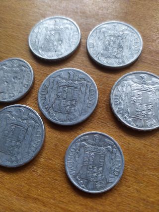 Monedas España 1940-1941-1945
