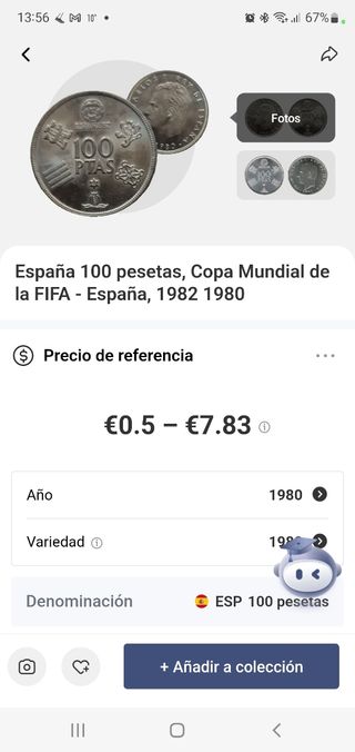 Moneda de 100 pesetas de 1980 *80