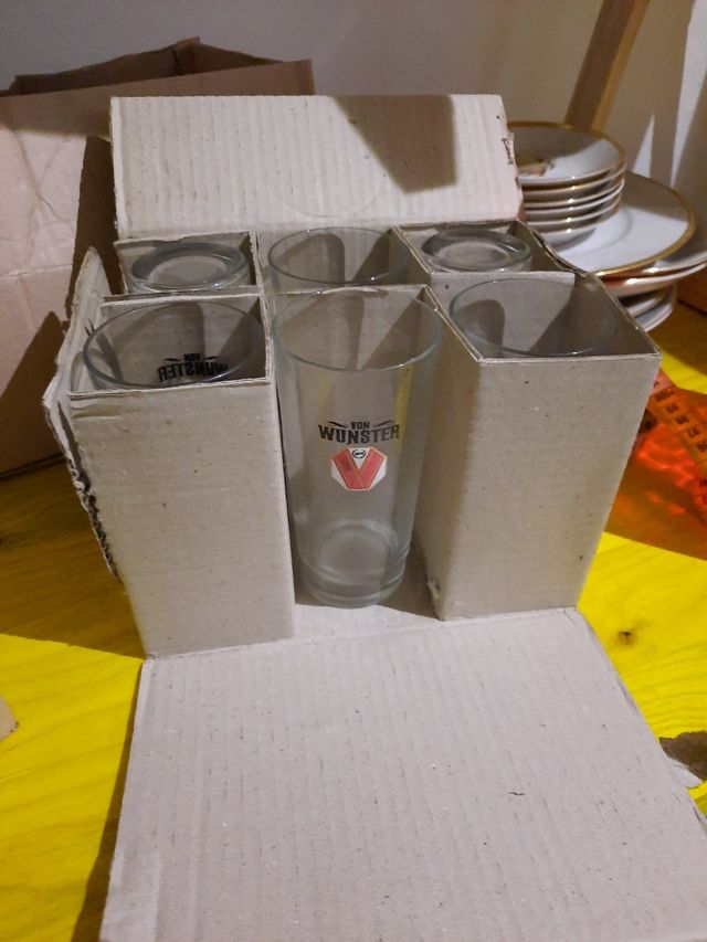 6 bicchieri birra nuovi 0.20