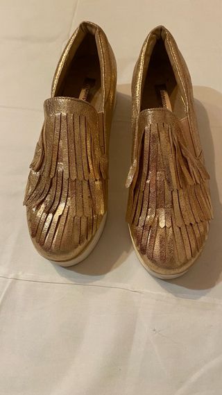 Zapatillas de flecos Buonarotti