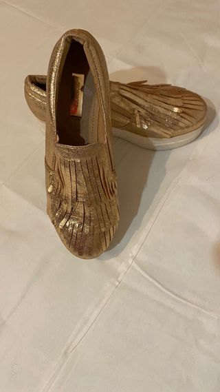 Zapatillas de flecos Buonarotti