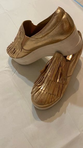 Zapatillas de flecos Buonarotti